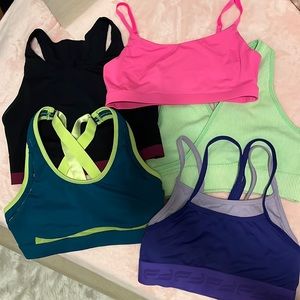 5 Fabletics Sports Bra Bundle